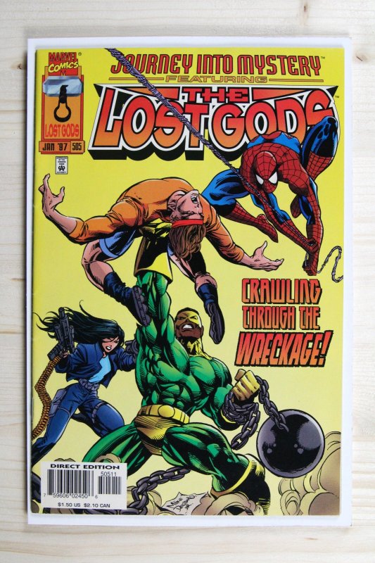 Journey into Mystery #505 (Marvel Comics, 1997), raw comic book in NM- 9.2 condition — front cover