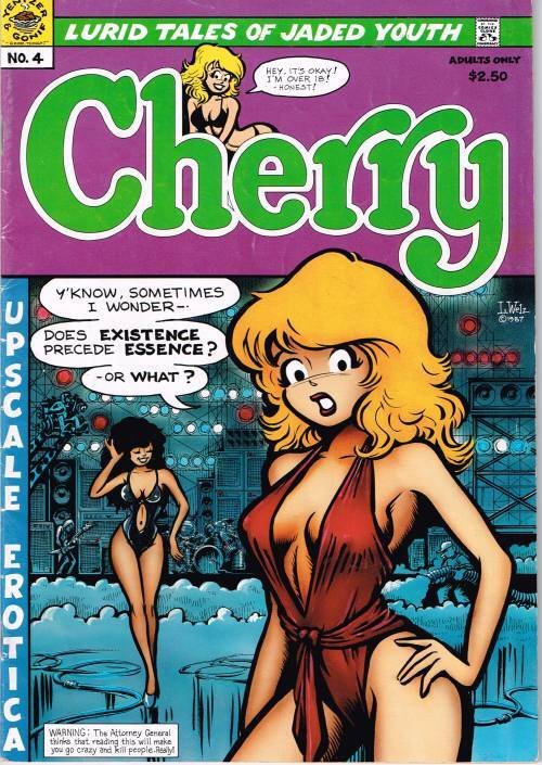 Cherry Poptart #4 (1987), raw, ungraded comic book — front cover