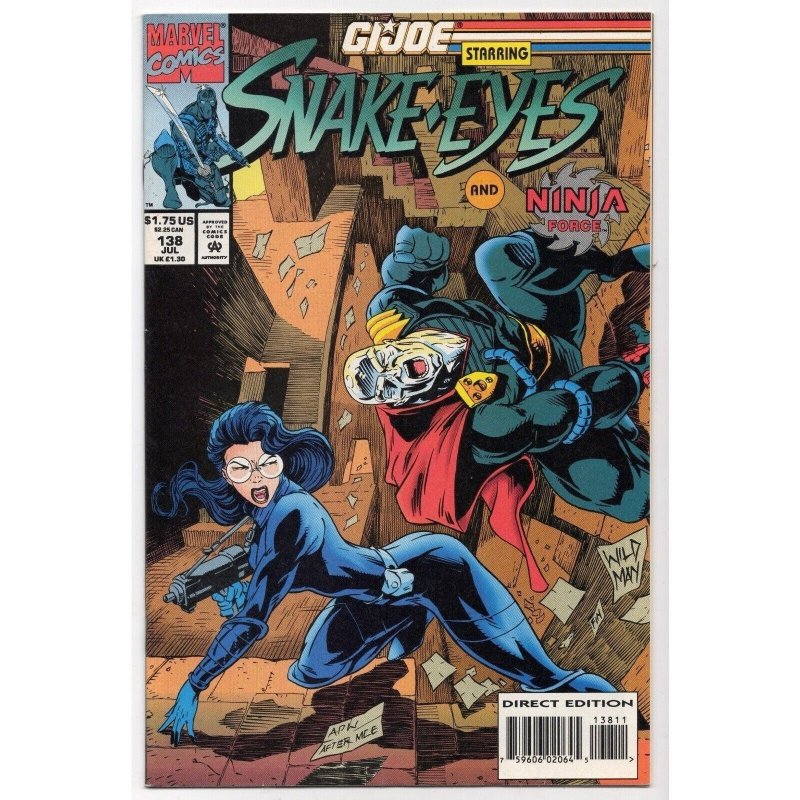 G.I. Joe a Real American Hero #138 (Marvel Comics, 1993), raw comic book in NM- 9.2 condition — front cover