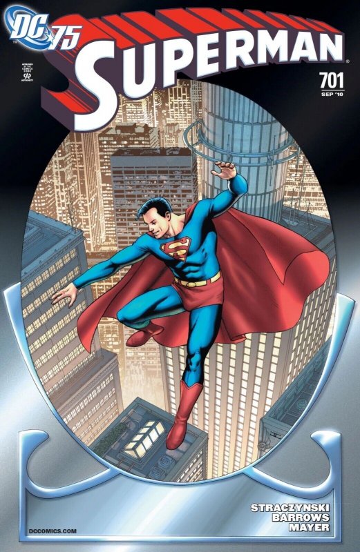Superman #701 (DC Comics, 2010), raw comic book in NM condition — front cover