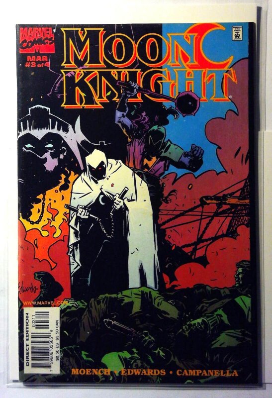 Moon Knight Mini Series #3 (Marvel Comics, 1998), raw, ungraded comic book — front cover