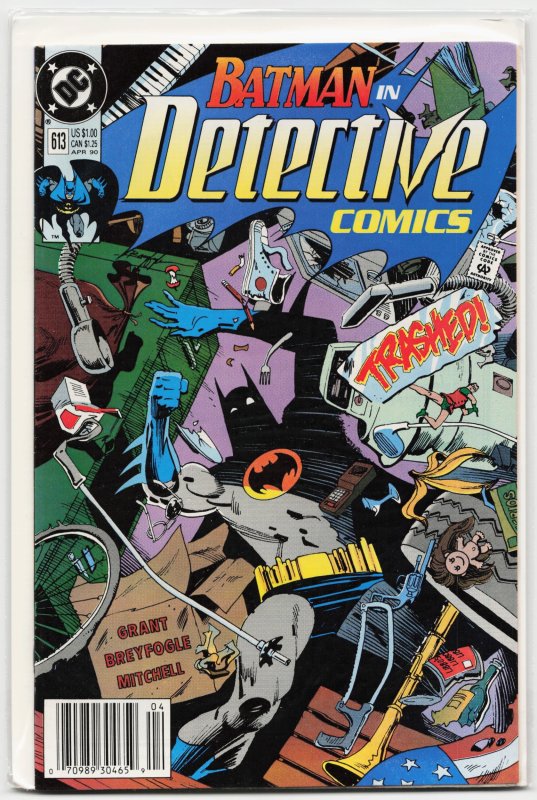 Detective Comics #613 (DC Comics, 1990), raw, ungraded comic book — front cover