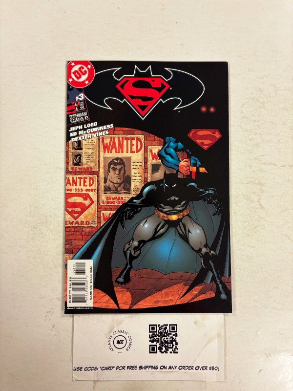 Superman Batman #3 (DC Comics, 2004), raw comic book in NM condition — front cover