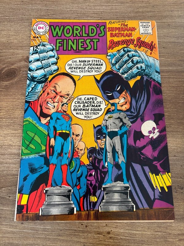 World's Finest Comics #175 (DC Comics), raw comic book in VF condition — front cover