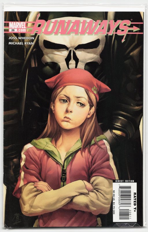 Runaways #26 (Marvel Comics, 2007), raw, ungraded comic book — front cover