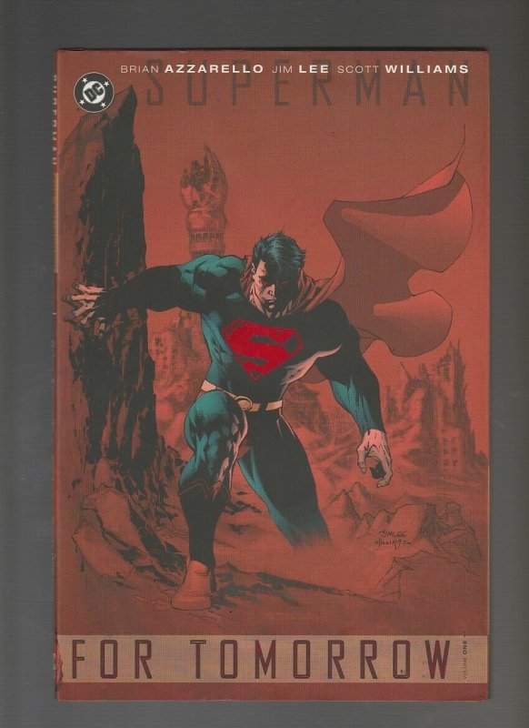 2005 Superman for Tomorrow by Jim Lee Hc/dj Fvf/fn+ 1st DC Fisherman Collection (DC Comics, 2005), raw comic book in FN+ condition — front cover