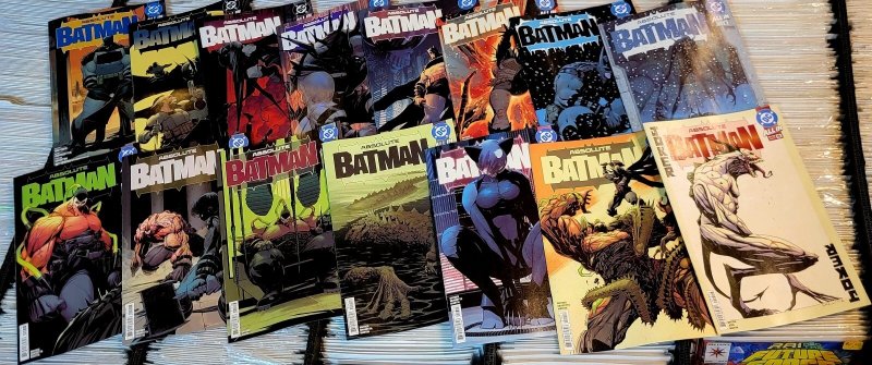 Absolute Batman #1-15 Comic Book Set + Ark-M #1 Mixed Printings DC Sold OUT! (DC Comics, 2024), raw, ungraded comic book — front cover