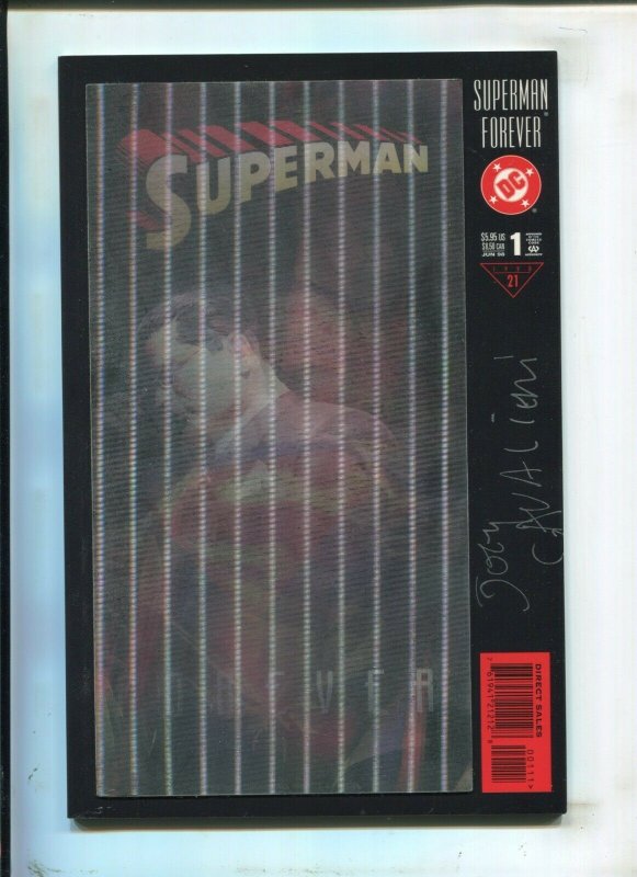Superman Forever #1 (1998), raw comic book in 9.2 condition — front cover