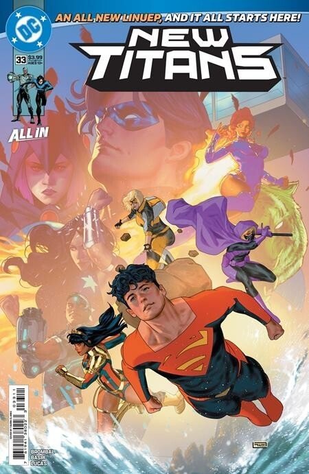 New Titans #33 (DC Comics, 2026), raw, ungraded comic book — front cover