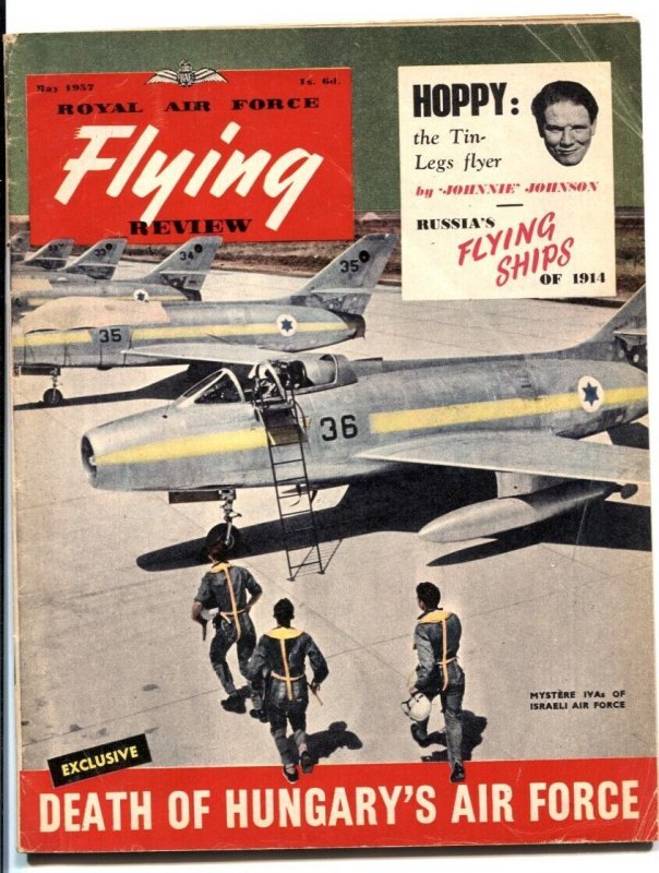 Pulp: Royal Air Force Flying Review May 1957- Hungary's Air Force (1957), raw, ungraded comic book — front cover