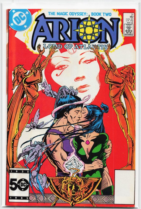 Arion, Lord of Atlantis Special (1985) Arion (DC Comics, 1985), raw, ungraded comic book — front cover