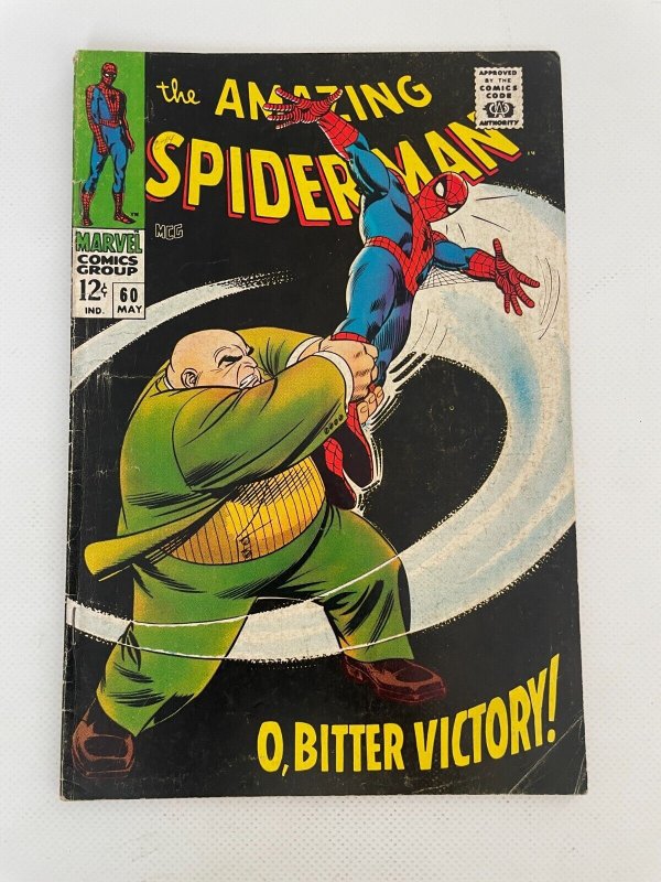 Amazing Spider-Man #60 (Marvel Comics), raw comic book in VF condition — front cover
