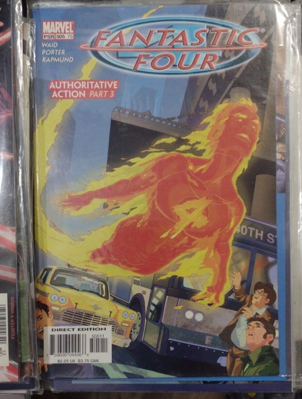Fantastic Four #505 (Marvel Comics, 2003), raw, ungraded comic book — front cover