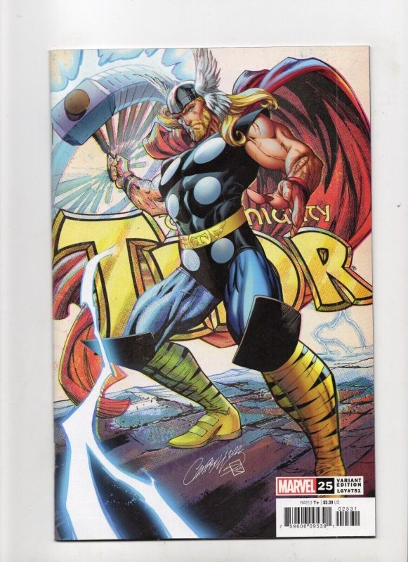 Thor #25 (Marvel Comics, 2022), raw comic book in NM- 9.2 condition — front cover