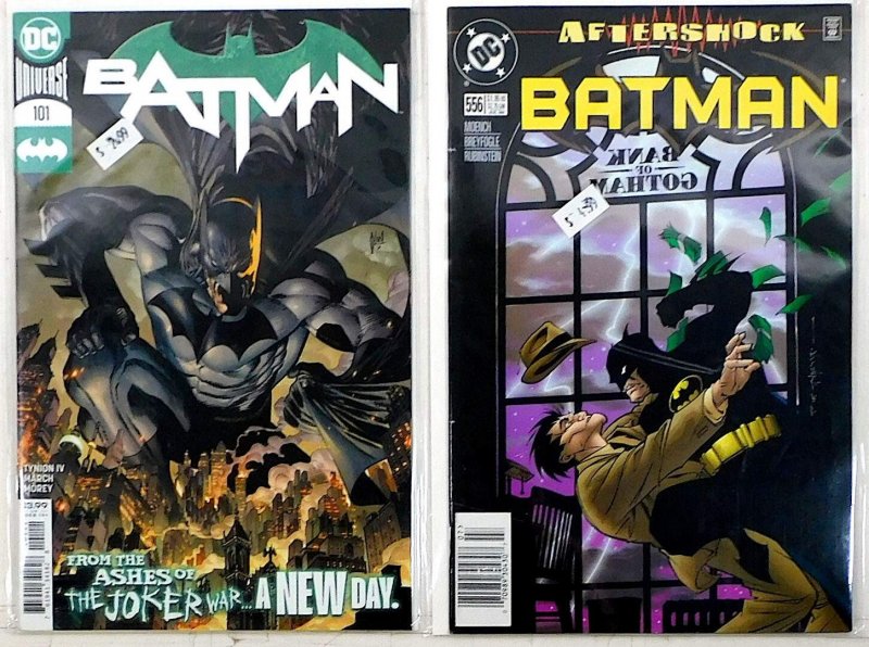 Batman Lot of 2 #556, 3rd 101 (1998) DC Comics 1st Print Comic Books (DC Comics, 1998), raw, ungraded comic book — front cover
