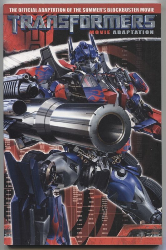 Transformers Movie Adapation Trade Paperback 2009 (2009), raw, ungraded comic book — front cover