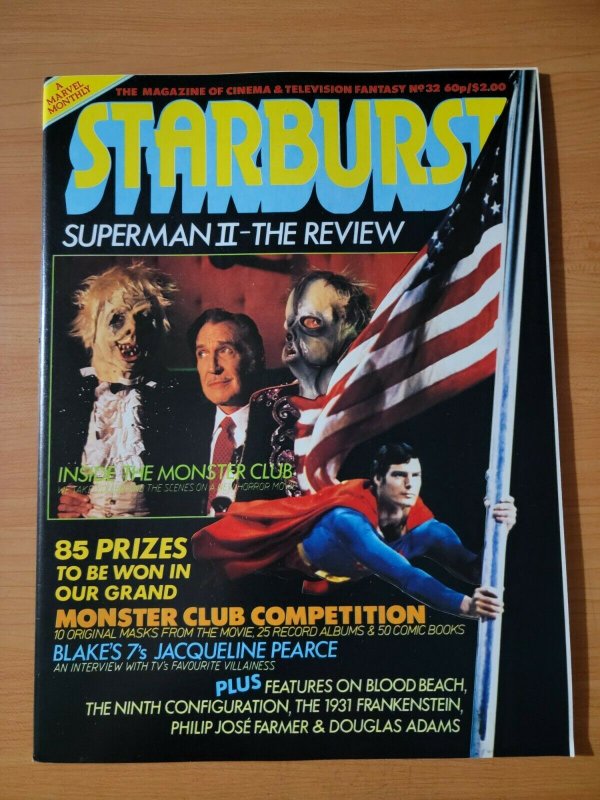 Starburst Magazine #32 (Marvel Comics), raw comic book in NM condition — front cover