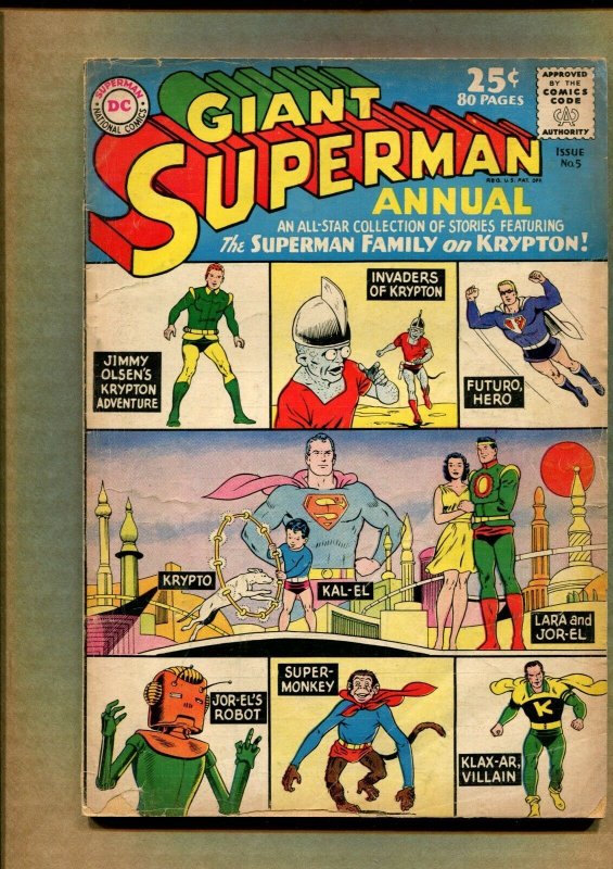 Giant Superman Anna #172 (1962), raw comic book in 3.0 condition — front cover