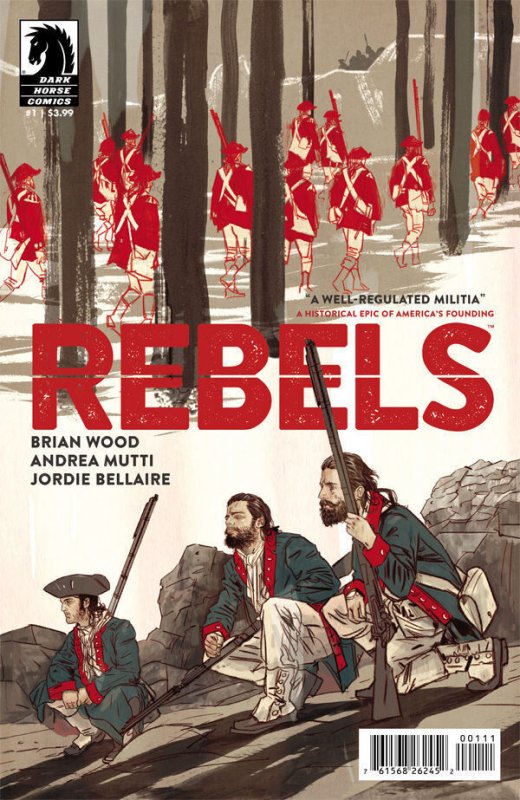 Rebels #1 (Dark Horse Comics, 2015), raw comic book in FN/VF condition — front cover