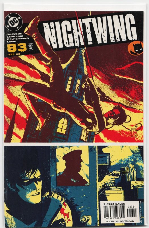 Nightwing #83 (DC Comics, 2003), raw, ungraded comic book — front cover