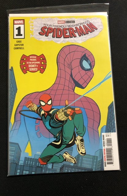 Your Friendly Neighborhood Spider-Man #1 (2025), raw, ungraded comic book — front cover