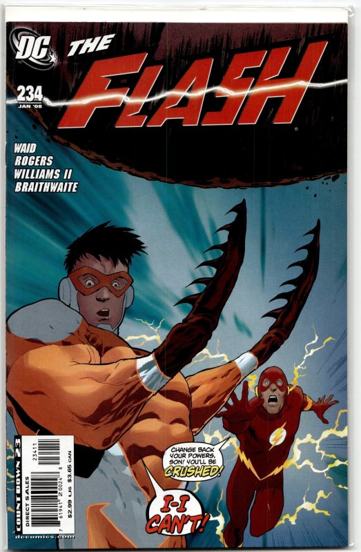 The Flash #234 (DC Comics, 2008), raw, ungraded comic book — front cover