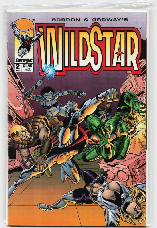 Wildstar: Sky Zero #2 (Image Comics, 1993), raw, ungraded comic book — front cover