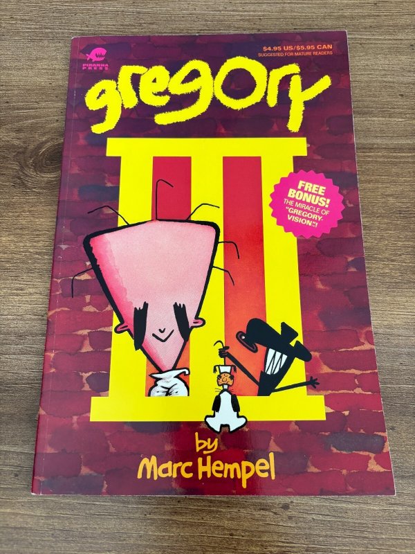 Gregory #3, raw comic book in VF/NM condition — front cover