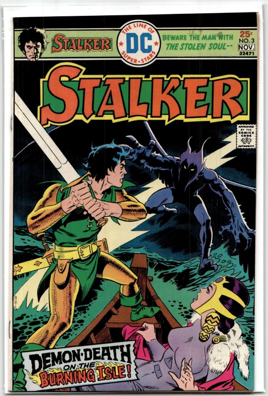 Stalker #3 (1975), raw, ungraded comic book — front cover