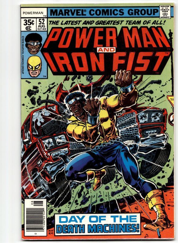 Power Man and Iron Fist #52 (Marvel Comics, 1978), raw, ungraded comic book — front cover