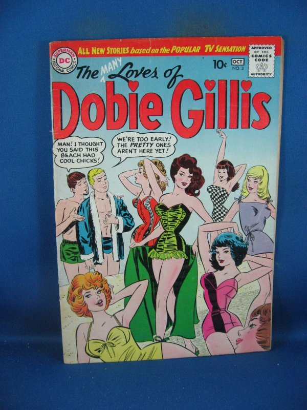 The Many Loves of Dobie Gillis #3 (DC Comics, 1960), raw comic book in VG+ condition — front cover