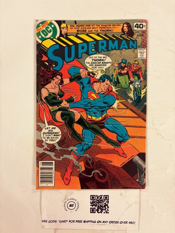 Superman #407 (DC Comics), raw comic book in VF condition — front cover