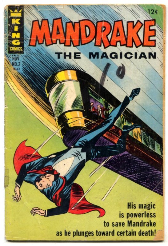 Mandrake the Magician #2 (Gold Key, 1966), raw, ungraded comic book — front cover