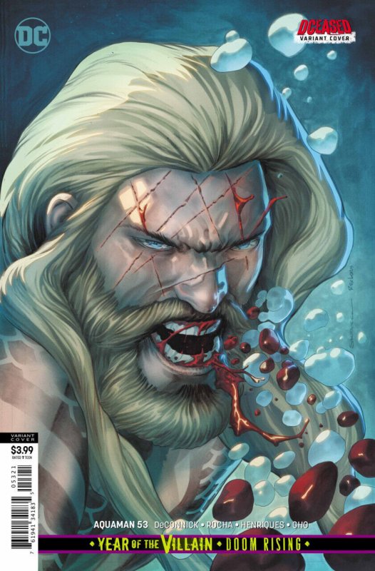 Aquaman #53 (DC Comics, 2016), raw comic book in VF/NM condition — front cover