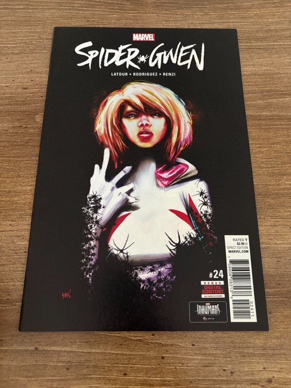 Spider-Gwen #24 (Marvel Comics), raw comic book in NM condition — front cover