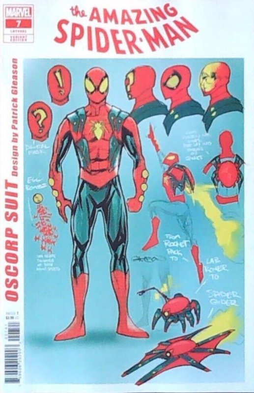 Amazing Spider-Man #7 (Marvel Comics, 2022), raw comic book in NM condition — front cover