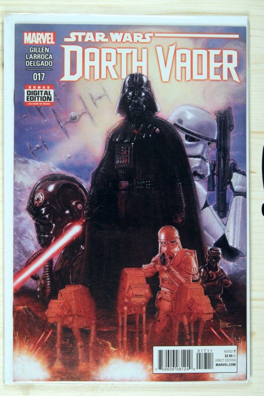 Star Wars: Darth Vader #17 (Marvel Comics, 2015), raw comic book in NM+ 9.6 condition — front cover
