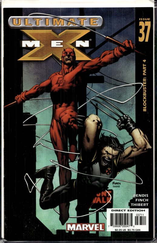 Ultimate X-Men #37 (Marvel Comics, 2003), raw, ungraded comic book — front cover