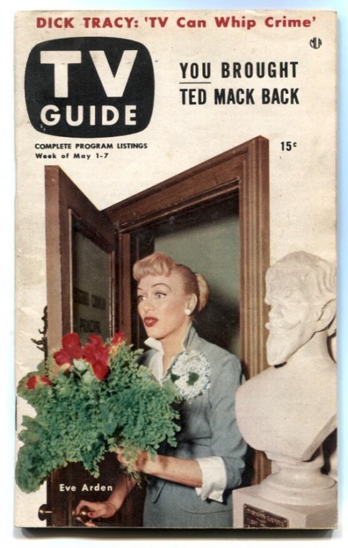 MAG: TV Guide #5 (1953), raw, ungraded comic book — front cover