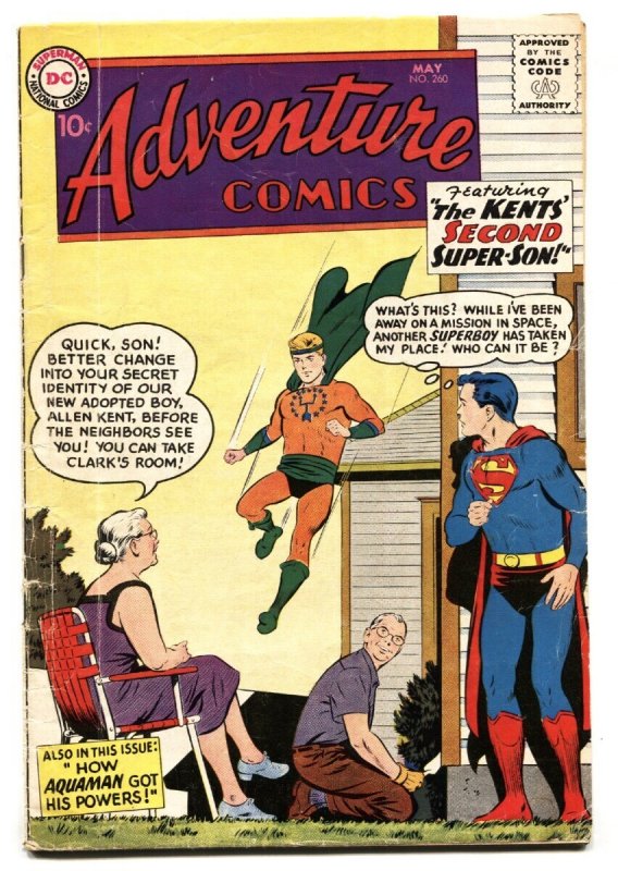 Adventure #260 - 1959 - DC - VG - Comic Book (DC Comics, 1959), raw comic book in VG condition — front cover