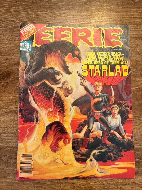 Eerie #136, raw comic book in VG/FN condition — front cover