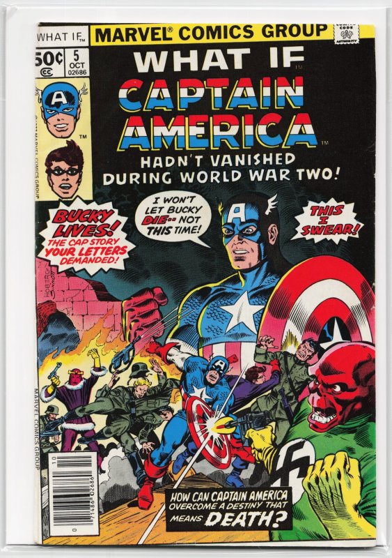 What If? #5 (Marvel Comics, 1977), raw, ungraded comic book — front cover