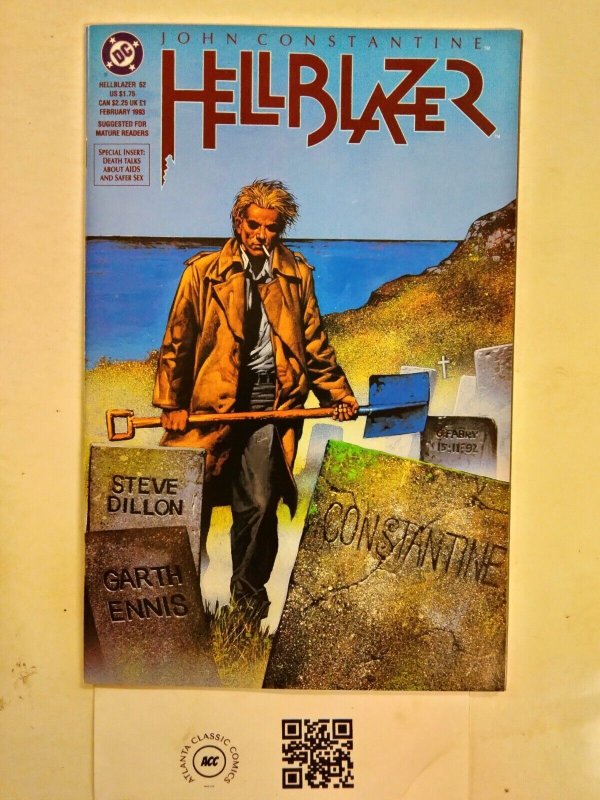 John Constantine Hellblazer #52 (DC Comics), raw comic book in NM condition — front cover