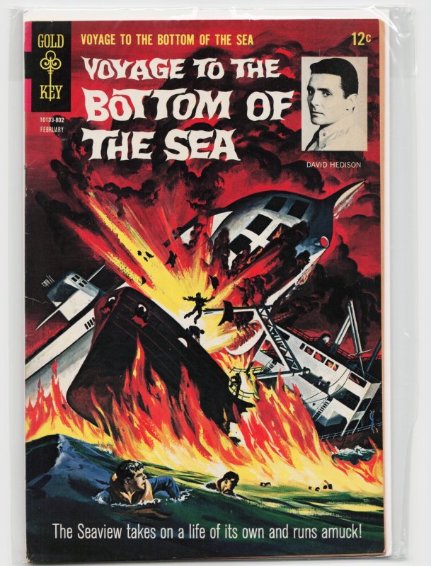 Voyage to the Bottom of the Sea #11 (Gold Key Comics, 1968), raw, ungraded comic book — front cover