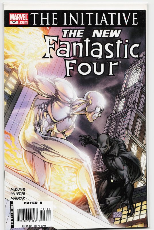 Fantastic Four #546 (Marvel Comics, 2007), raw, ungraded comic book — front cover