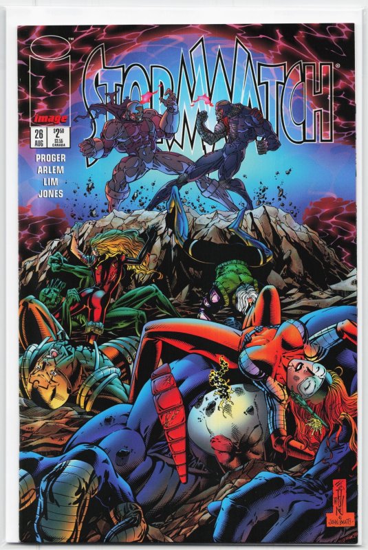 Stormwatch #26 (1995), raw, ungraded comic book — front cover