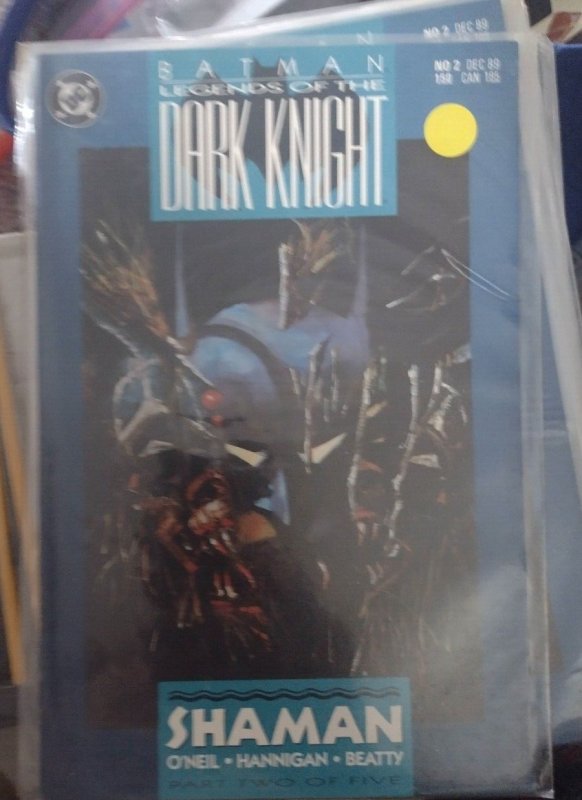 Batman Legends of the Dark Knight #2 (DC Comics, 1989), raw, ungraded comic book — front cover
