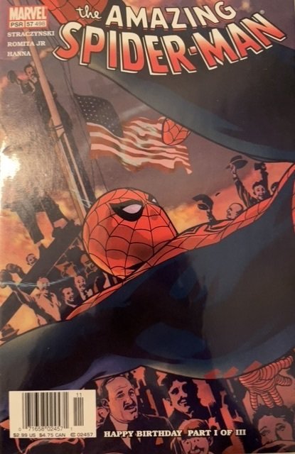 The Amazing Spider-Man #57 (Marvel Comics, 2003), raw, ungraded comic book — front cover