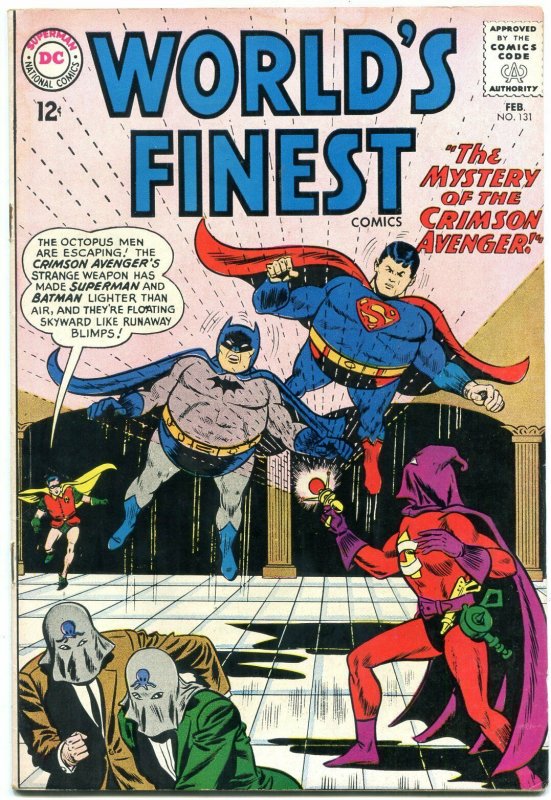Worlds Finest #131 (DC Comics, 1963), raw comic book in FN- condition — front cover