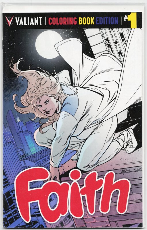 Faith #1 (Valiant Comics, 2016), raw, ungraded comic book — front cover